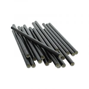 Black Paper Cocktail Straws