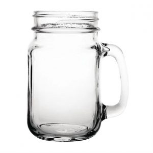 Handled Jam Jar Glass